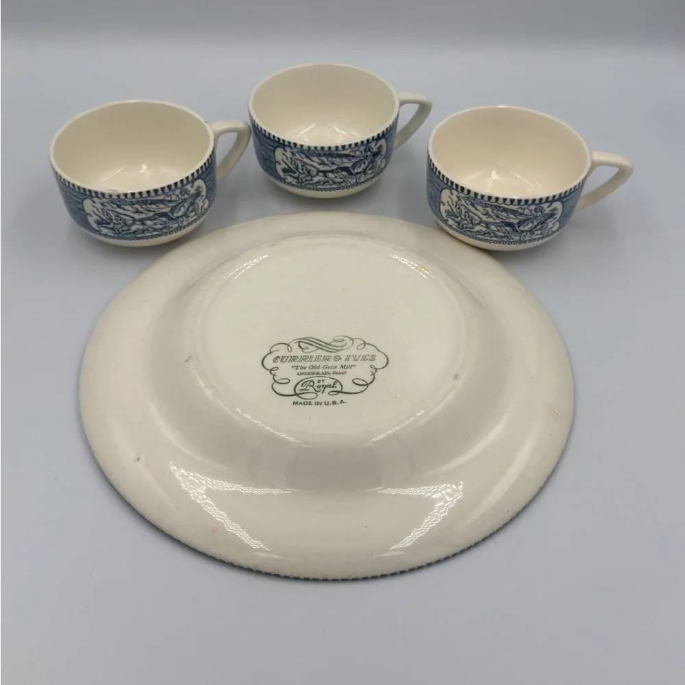Currier & Ives Set By Royal China